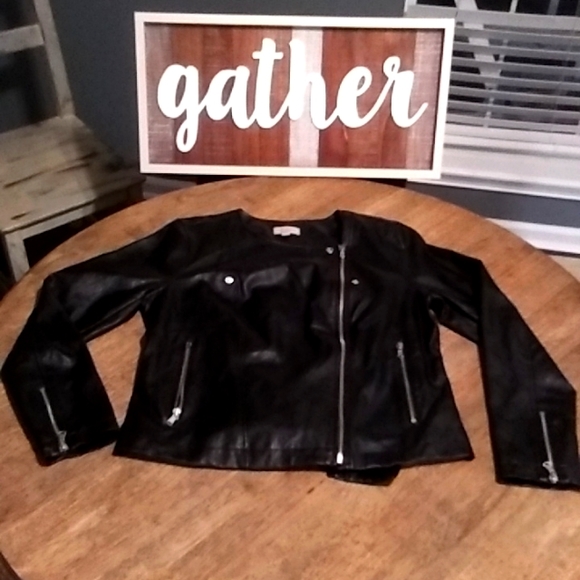 LOFT Jackets & Blazers - Faux Leather jacket (women's